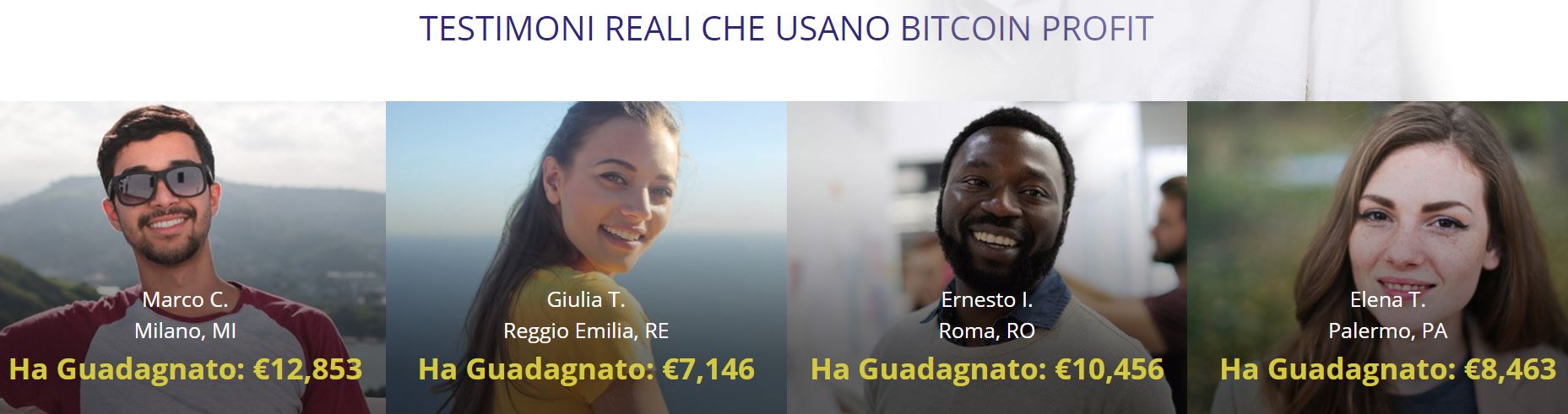 testimonianze Bitcoin profit italiano